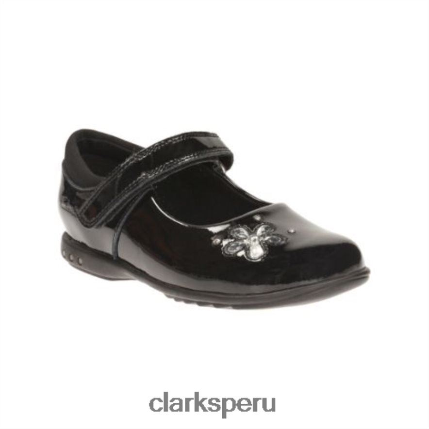 charol negro clarks trixi candy inf e fit niños Clarks 40N4LX4667 charol negro