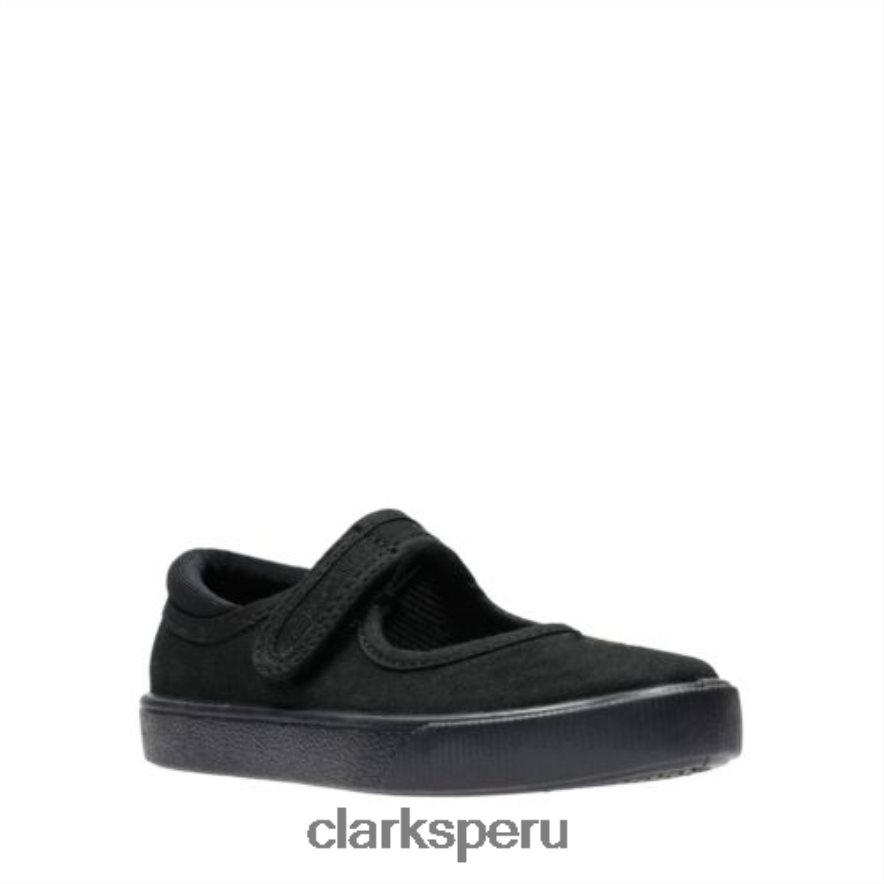 clarks black star hop 2 inf g fit niños Clarks 40N4LX4644 negro