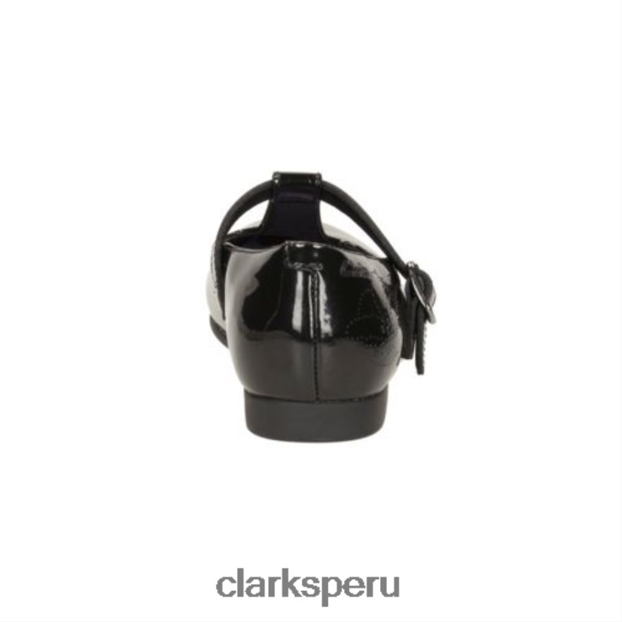 clarks selsey fudge jnr g fit charol negro niños Clarks 40N4LX4650 charol negro