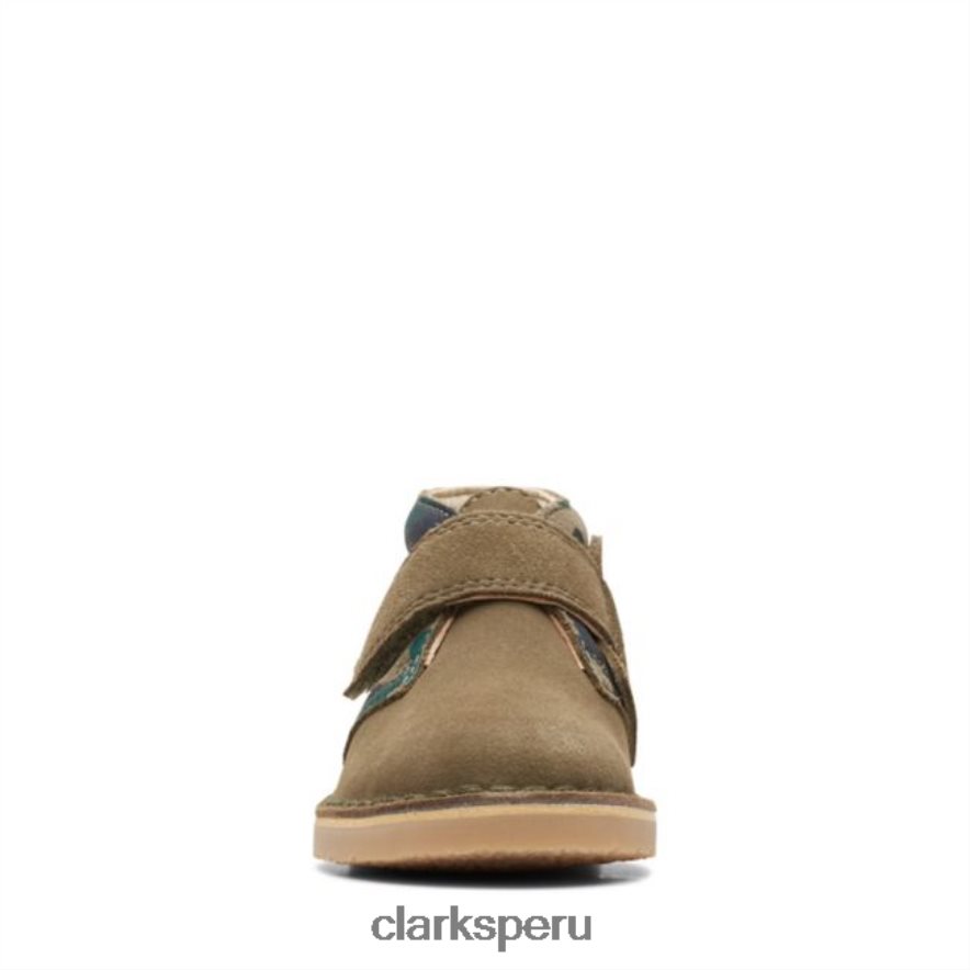 bota desierto caqui camo 2 niño caqui camo clarks niños Clarks 40N4LX6884 camuflaje caqui