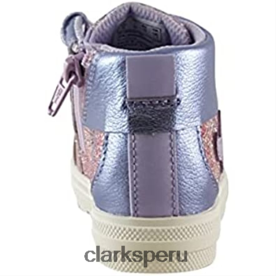 botas de cuero para niños nova city de moda lila clarks niños Clarks 40N4LX980