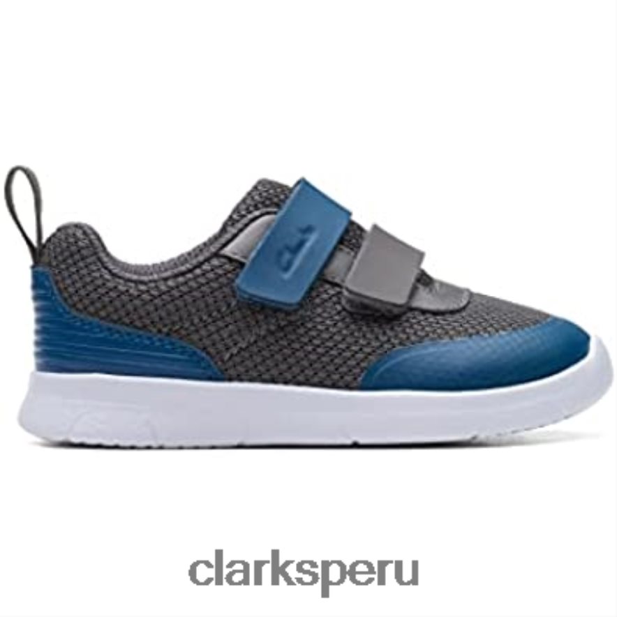 Zapatillas ath tone niño textil azul clarks niños Clarks 40N4LX615