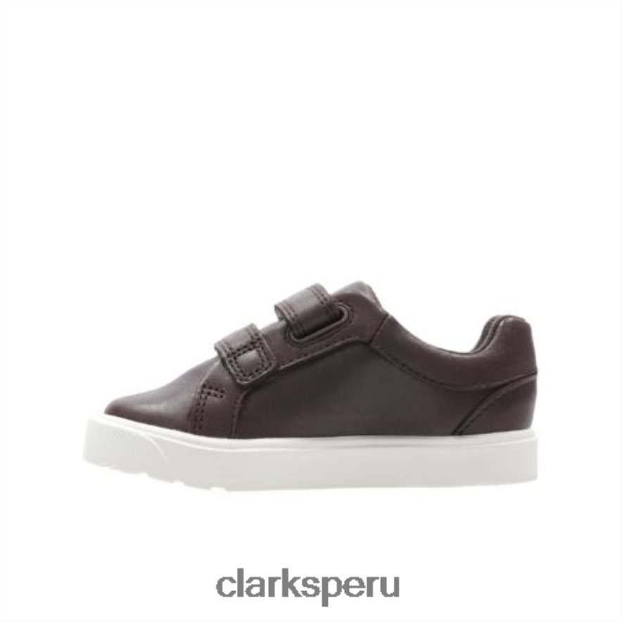 city ​​oasis lo fst f fit clarks de cuero marrón niños Clarks 40N4LX4830 cuero marrón