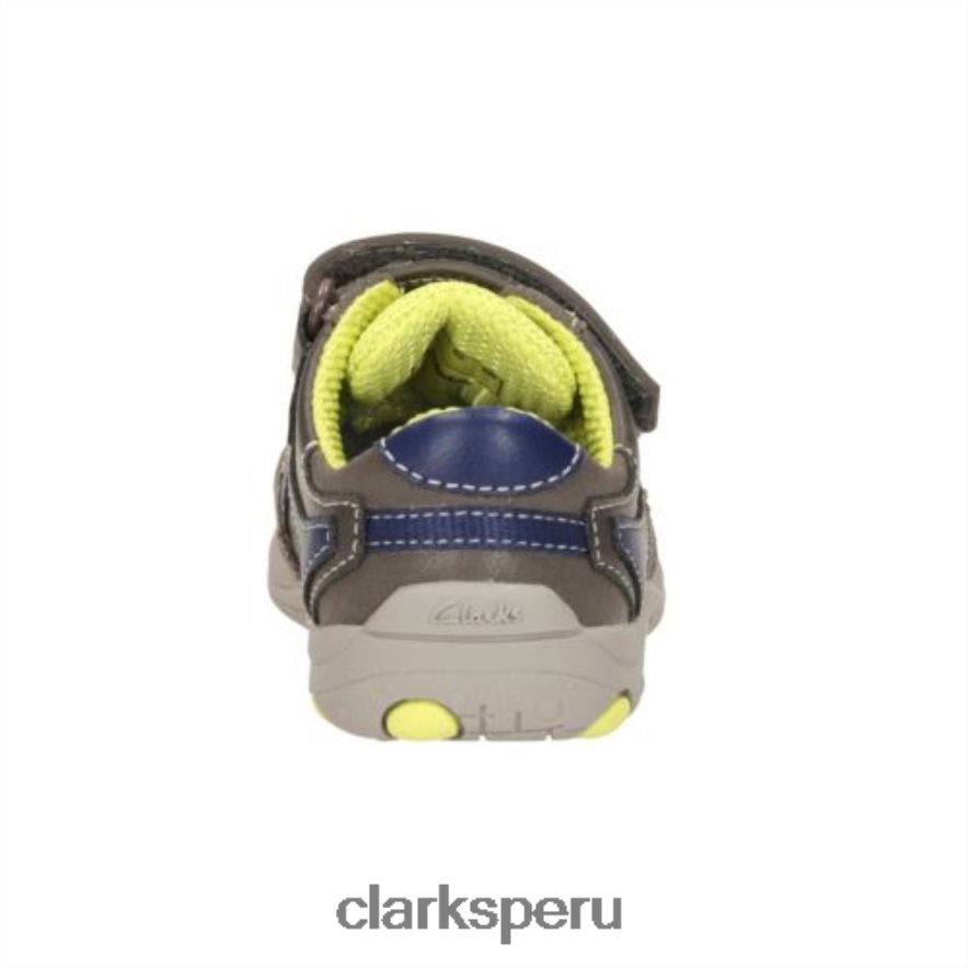 clarks ru cove fst g fit cuero gris niños Clarks 40N4LX4842 cuero gris