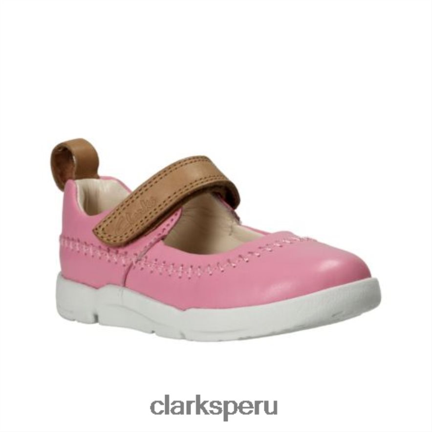 clarks tri atlas fst f fit rosa niños Clarks 40N4LX4618 rosa