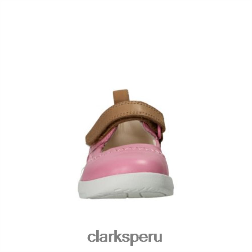 clarks tri atlas fst f fit rosa niños Clarks 40N4LX4618 rosa