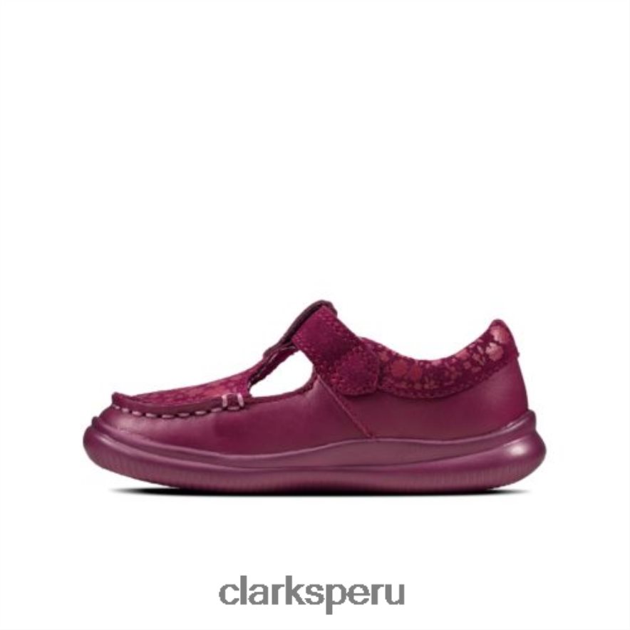 cresta rosa fst g fit berry clarks niños Clarks 40N4LX4614 baya