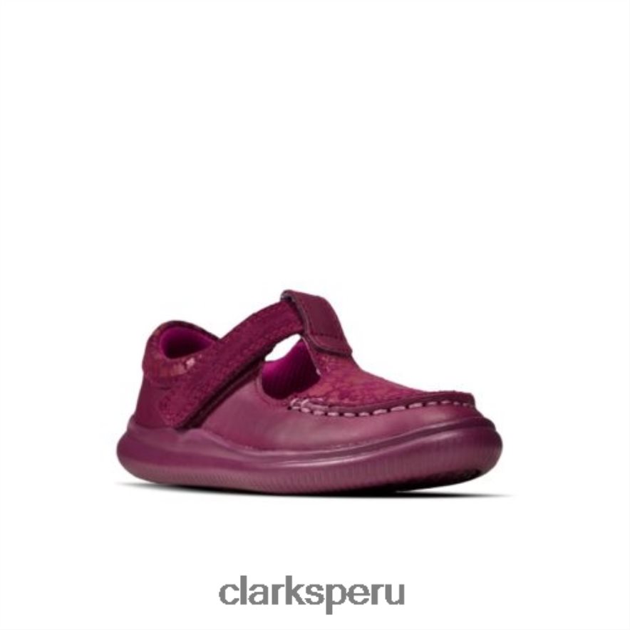 cresta rosa fst h fit clarks berry niños Clarks 40N4LX4615 baya