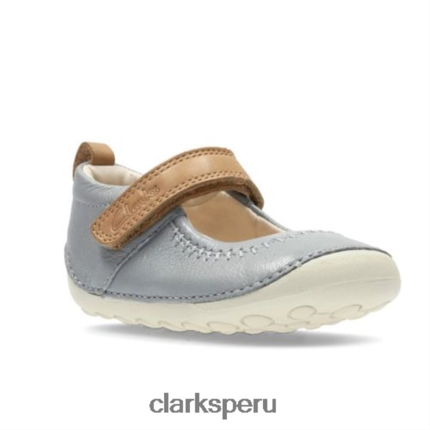pequeño atlas fst f fit clarks gris niños Clarks 40N4LX4623 gris