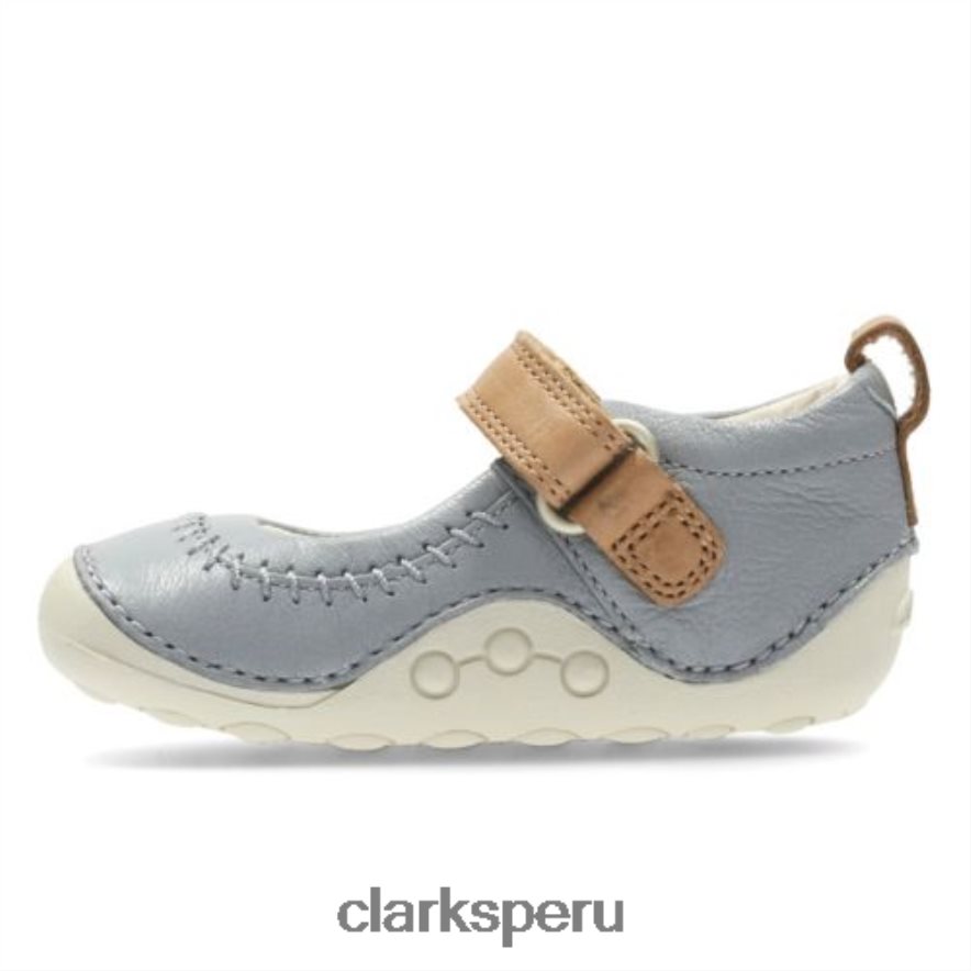 pequeño atlas fst f fit clarks gris niños Clarks 40N4LX4623 gris