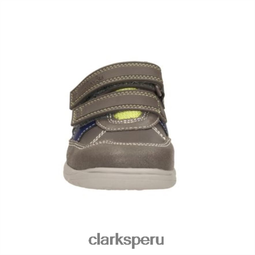 ru cove fst f fit clarks cuero gris niños Clarks 40N4LX4845 cuero gris