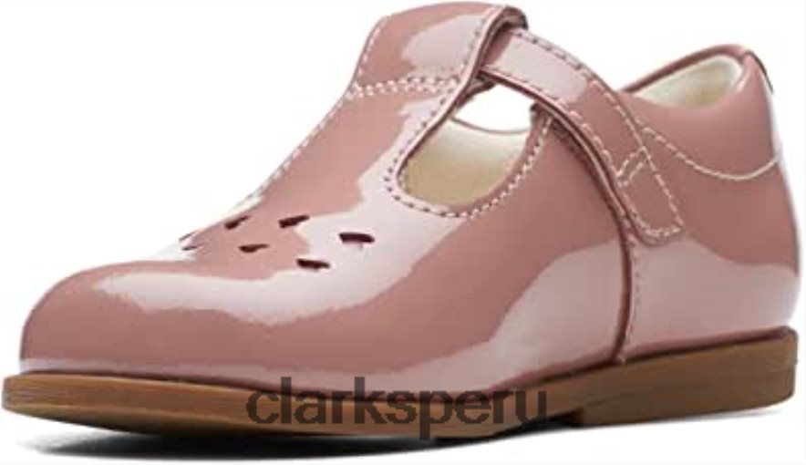 Drew Play zapatos de cuero para niños pequeños Clarks rosa niños Clarks 40N4LX76