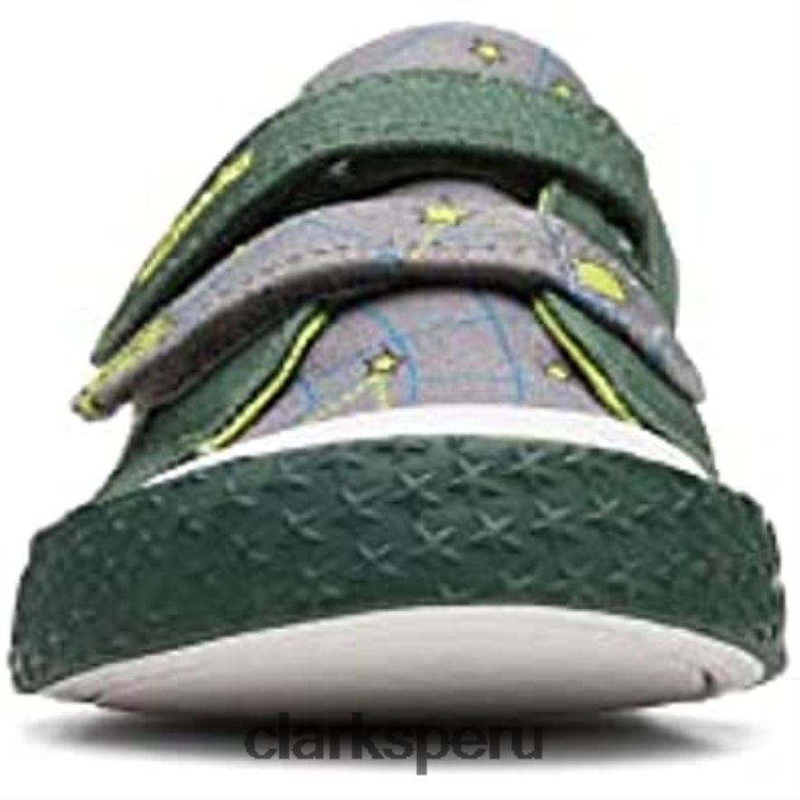 foxing lo niño textil lona clarks niños Clarks 40N4LX764