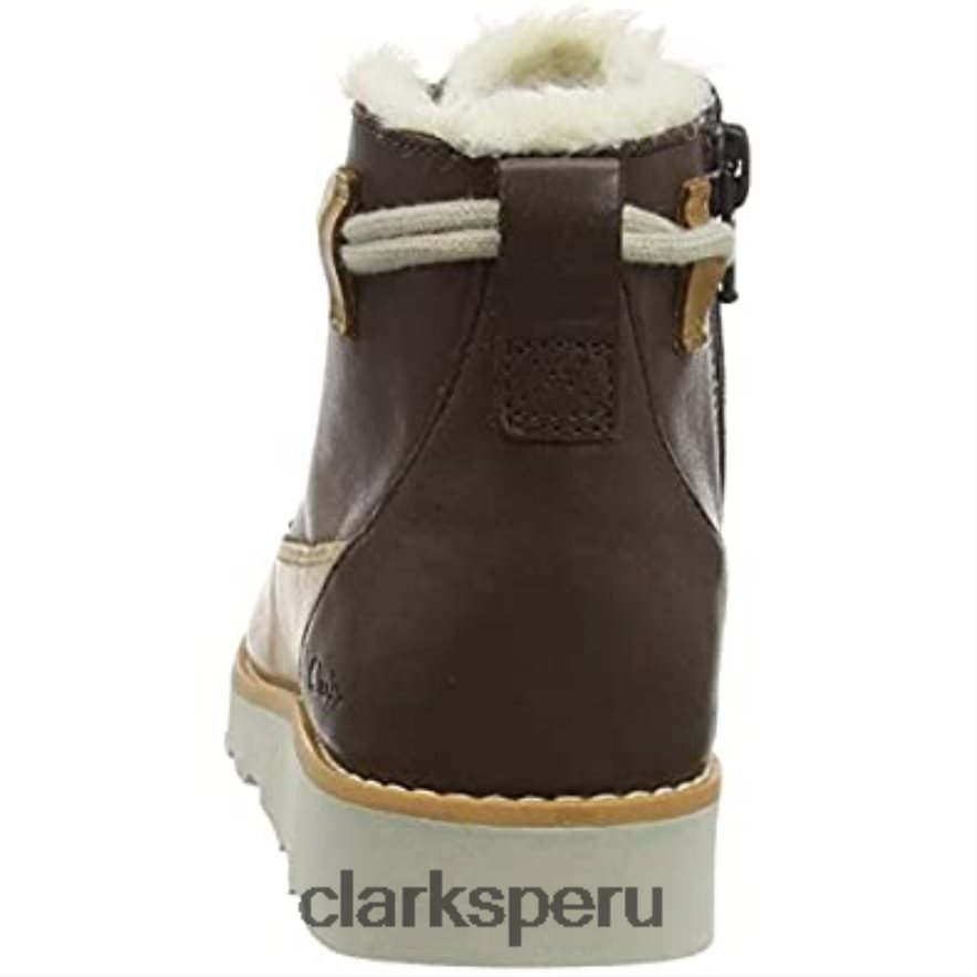 Botas chukka niño clarks color marrón Crown Warm K niños Clarks 40N4LX1817 marrón