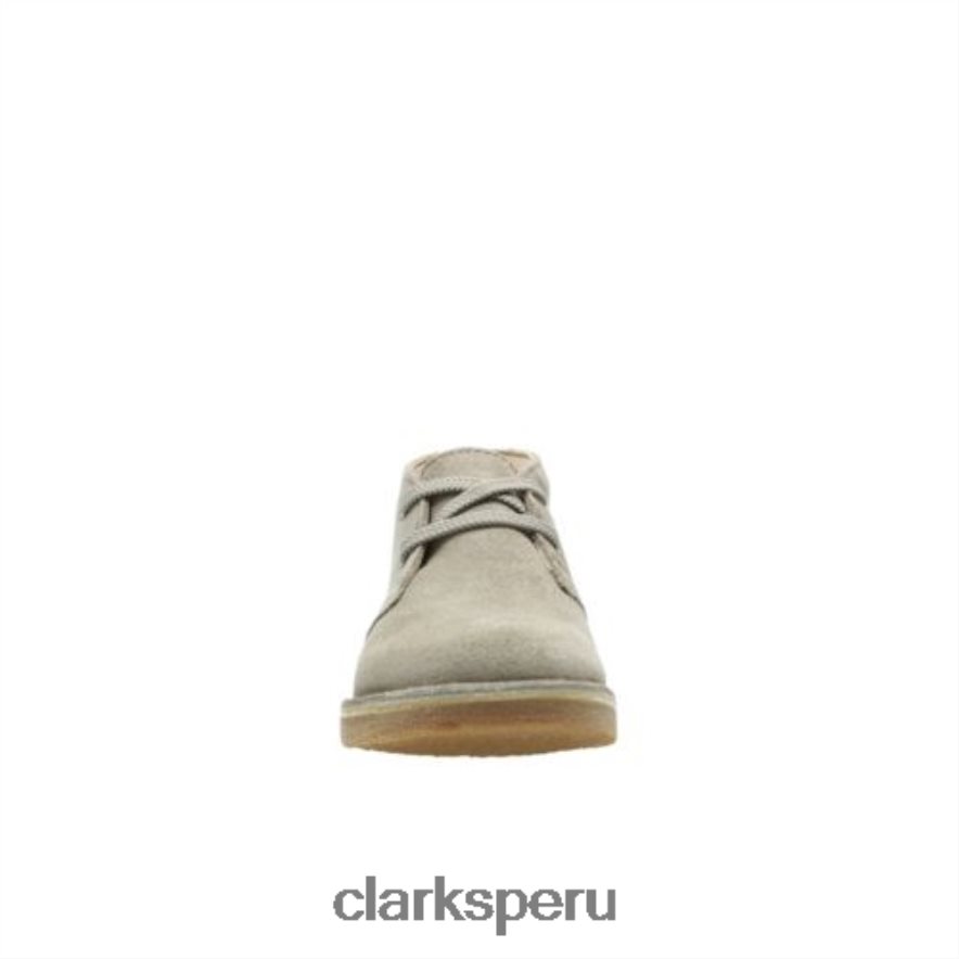 bota clarks desert de gamuza arena inf g fit niños Clarks 40N4LX4803 gamuza arena
