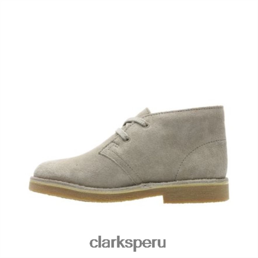 bota clarks desert de gamuza arena inf g fit niños Clarks 40N4LX4803 gamuza arena