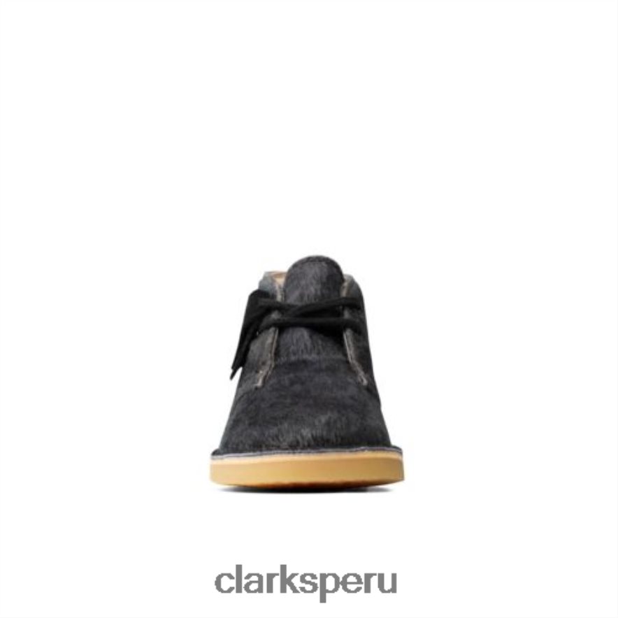 bota clarks desert jnr g fit negro interés niños Clarks 40N4LX4802 interés negro