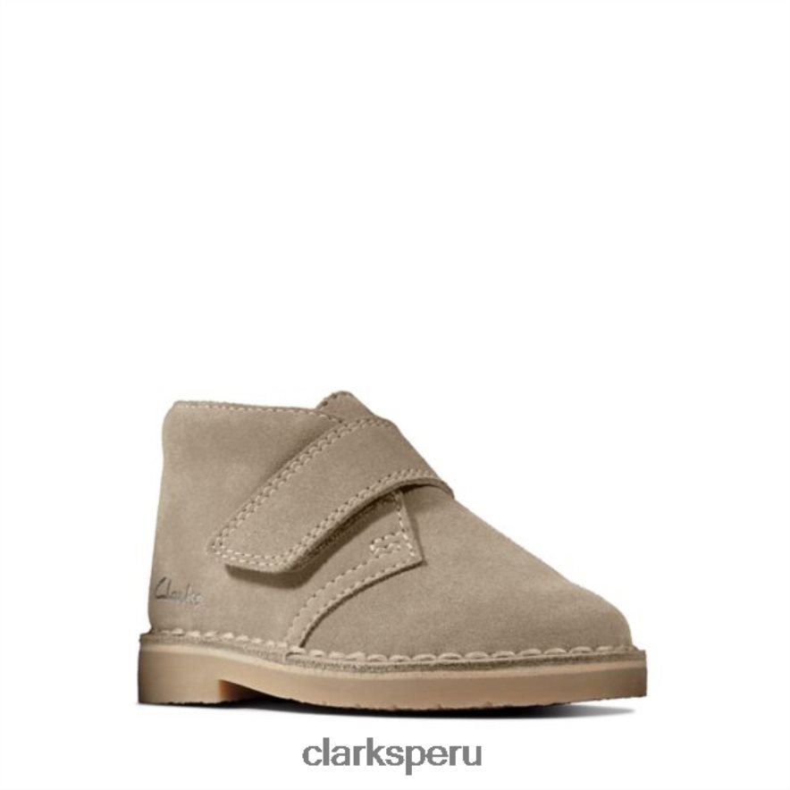 bota desierto 2 niño ante arena clarks ante arena niños Clarks 40N4LX5783 gamuza arena