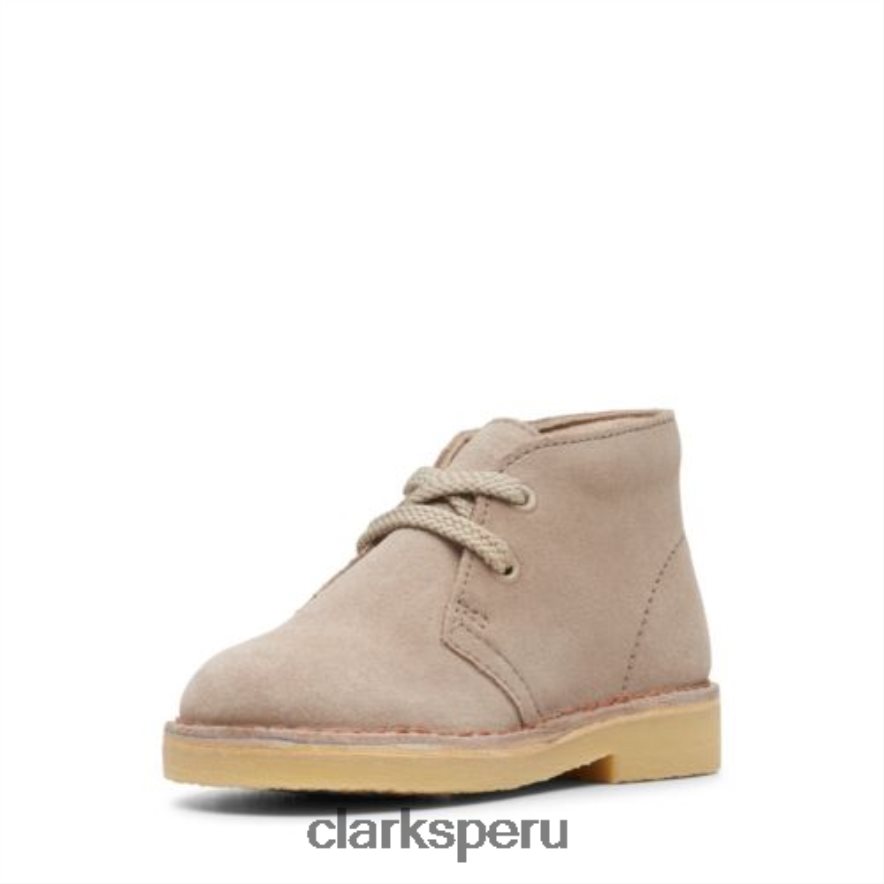 bota desierto inf g fit arena gamuza clarks niños Clarks 40N4LX4798 gamuza arena