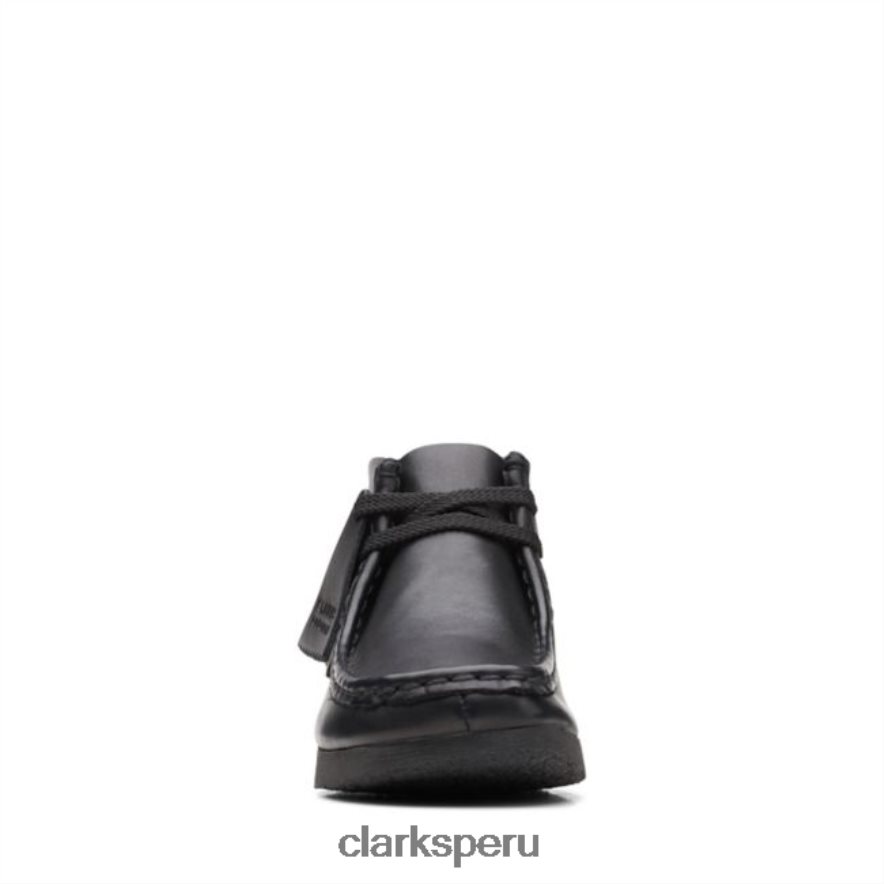 bota wallabee mayor cuero negro clarks cuero negro niños Clarks 40N4LX5926 cuero negro