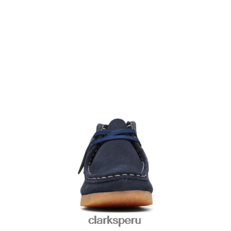 combinación azul marino bota clarks wallabee combinación azul marino antiguo niños Clarks 40N4LX5939 combinación azul marino