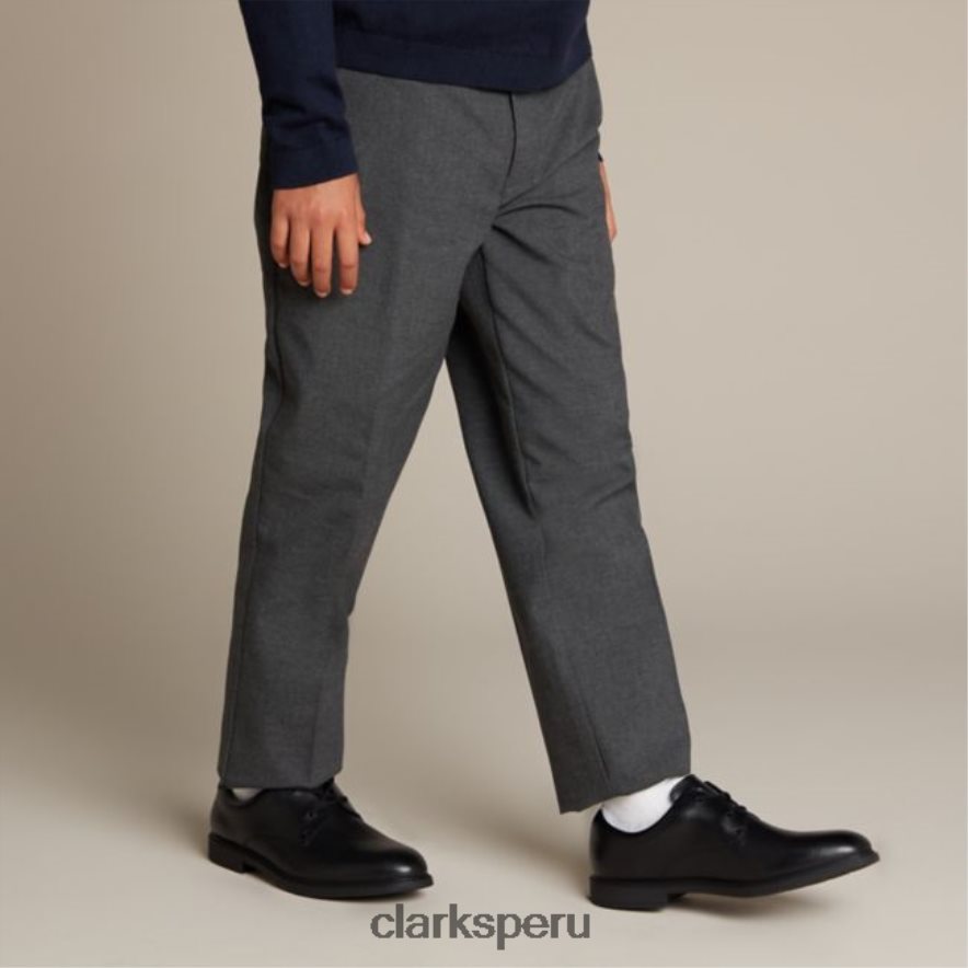 cuero negro clarks scala loop juvenil cuero negro niños Clarks 40N4LX5835 cuero negro