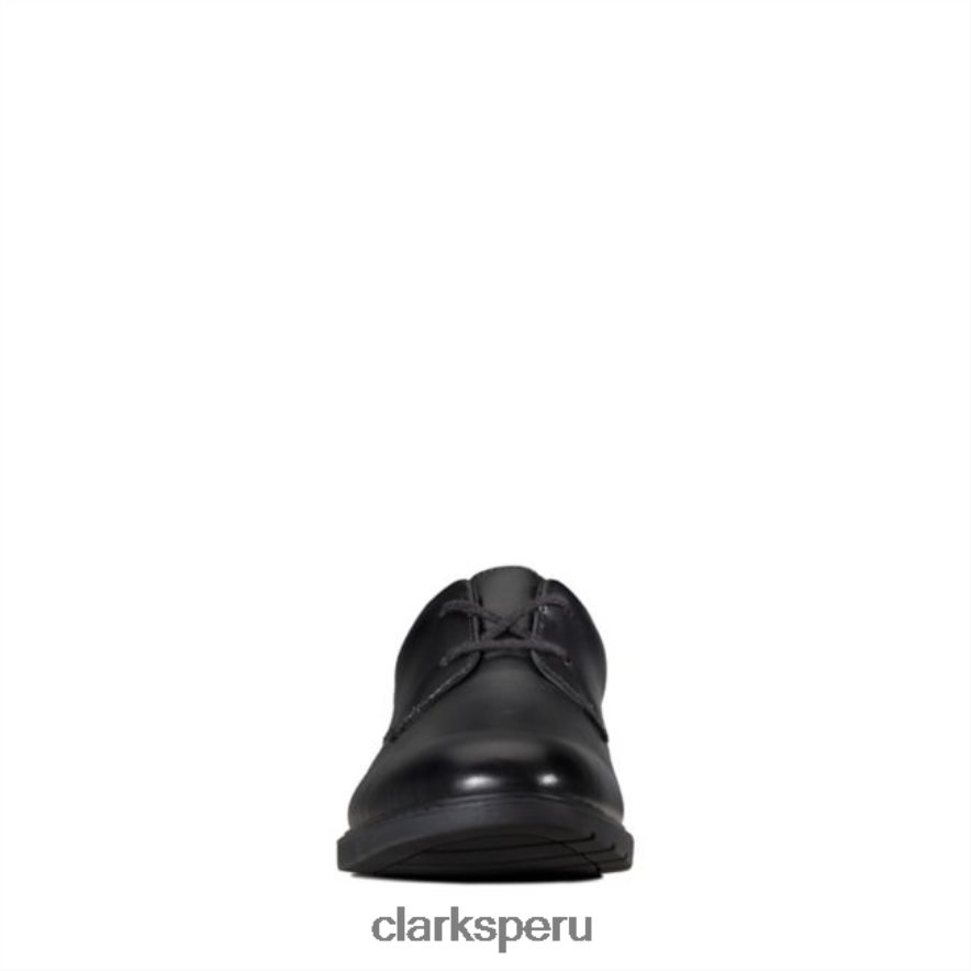 cuero negro clarks scala loop juvenil cuero negro niños Clarks 40N4LX5835 cuero negro