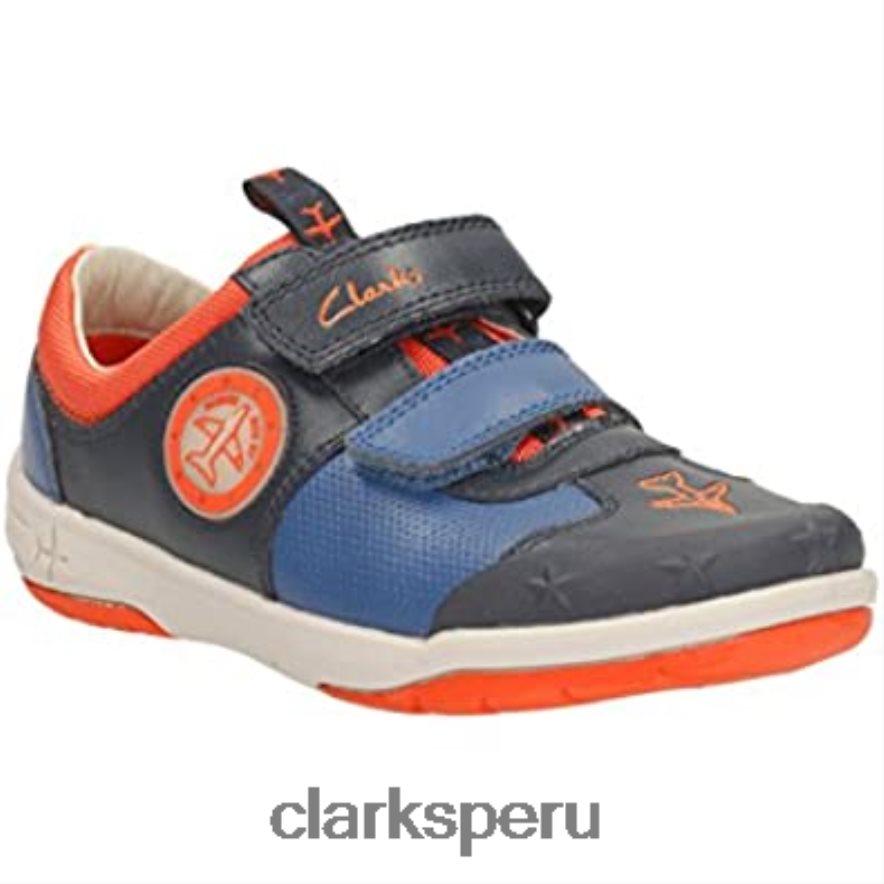 Clarks Jetsky Buzz Boys - Zapatillas informales para bebé niños Clarks 40N4LX2616