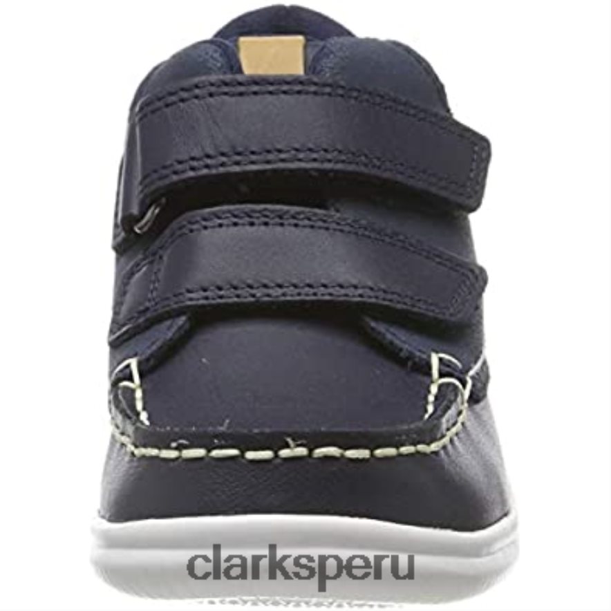 Zapatillas altas niño cloud air k piel azul marino piel marino niño clarks niños Clarks 40N4LX1908 cuero azul marino cuero azul marino