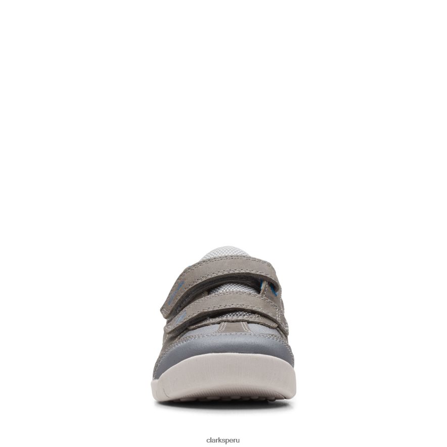 gris/azul rex play k clarks niños Clarks 40N4LX3844 gris azul