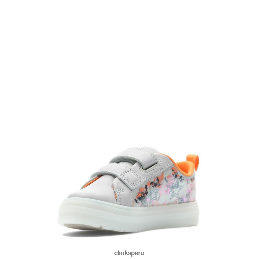 gris interés clarks nova escala t niños Clarks 40N4LX3808 interés gris