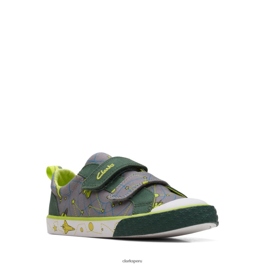 foxing lo k clarks interés gris niños Clarks 40N4LX3839 interés gris