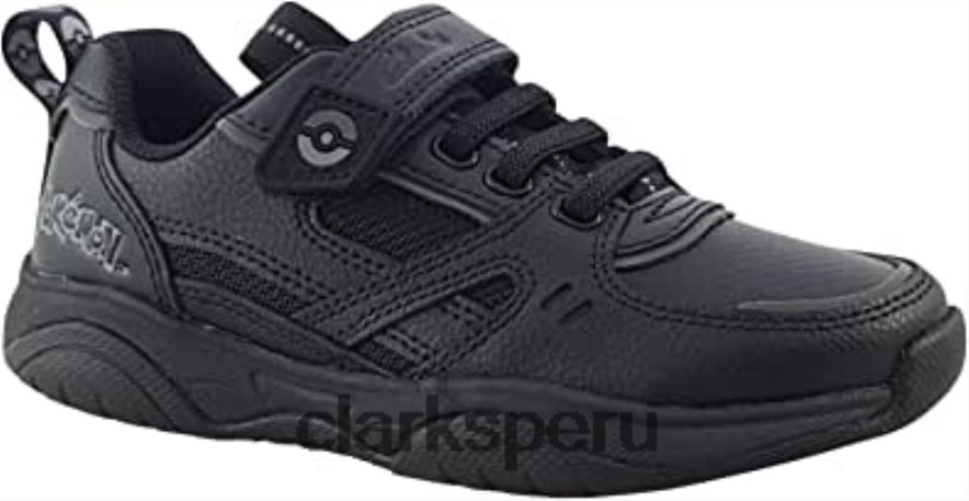 grip trade k zapatos niño cuero negro niño clarks niños Clarks 40N4LX687