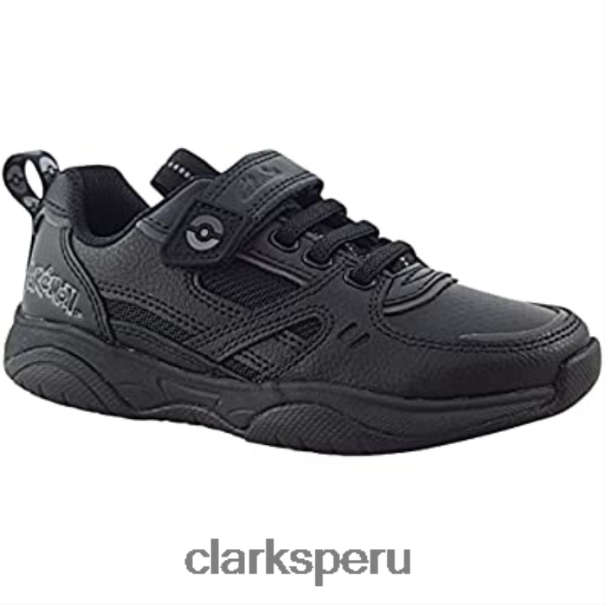 grip trade k zapatos niño cuero negro niño clarks niños Clarks 40N4LX687
