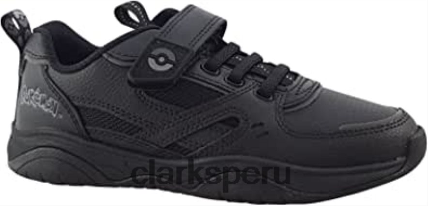 grip trade zapatos de niño de cuero negro clarks niños Clarks 40N4LX492