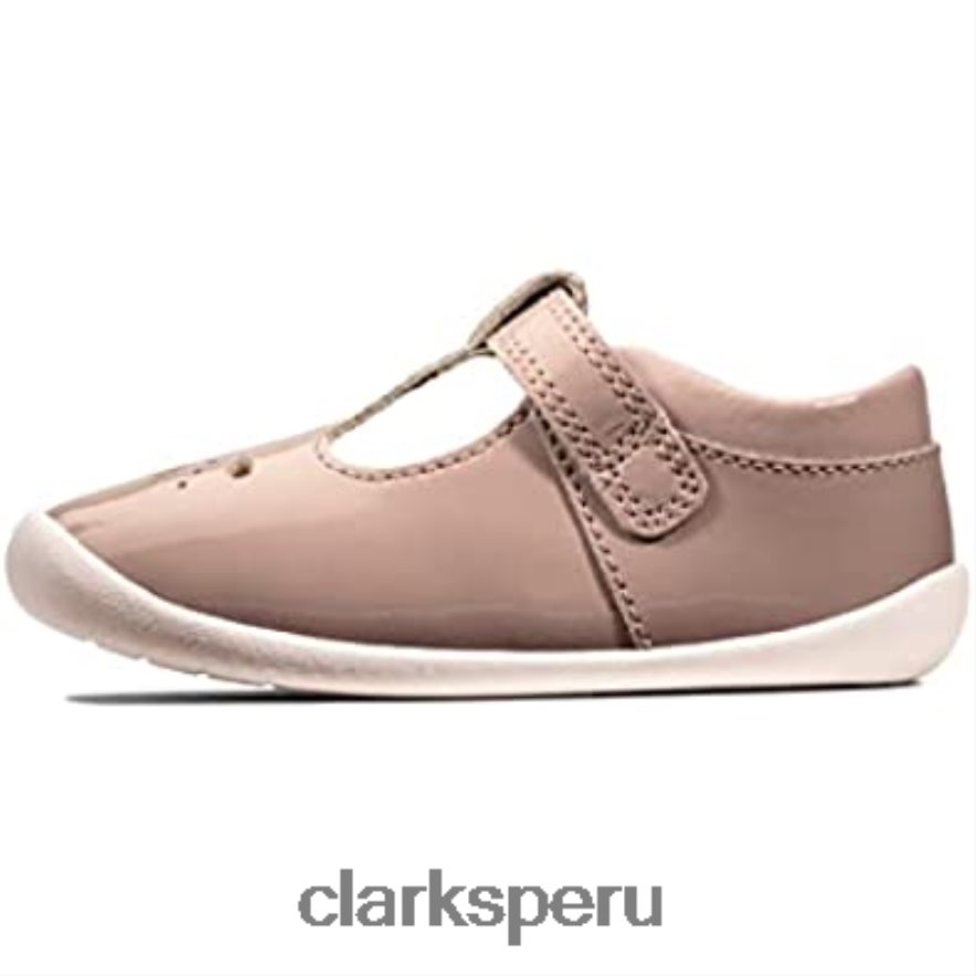 Clarks Pink (pink pat pink pat) zapatillas bajas unisex para niños roamer star t niños Clarks 40N4LX1017
