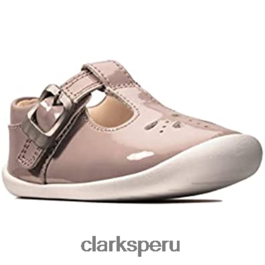 Clarks Pink (pink pat pink pat) zapatillas bajas unisex para niños roamer star t niños Clarks 40N4LX1017