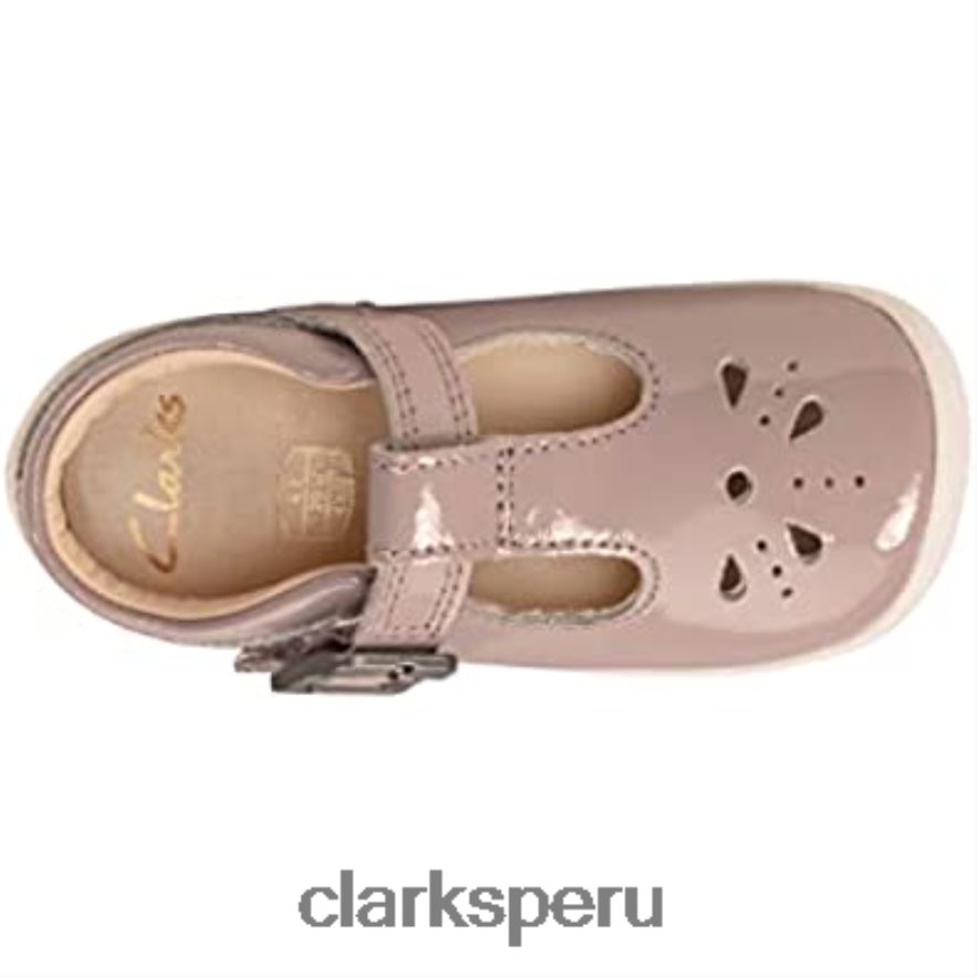 Clarks Pink (pink pat pink pat) zapatillas bajas unisex para niños roamer star t niños Clarks 40N4LX1017