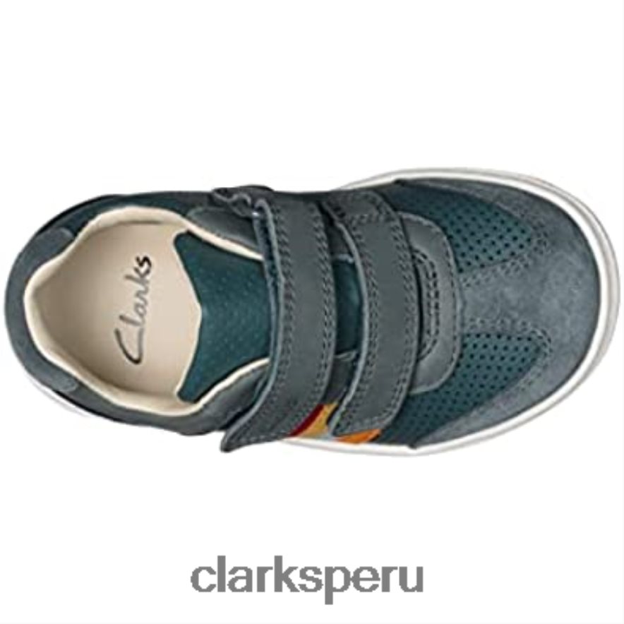 clarks flash beau t primeros zapatos para niño 4 azul niños Clarks 40N4LX1090