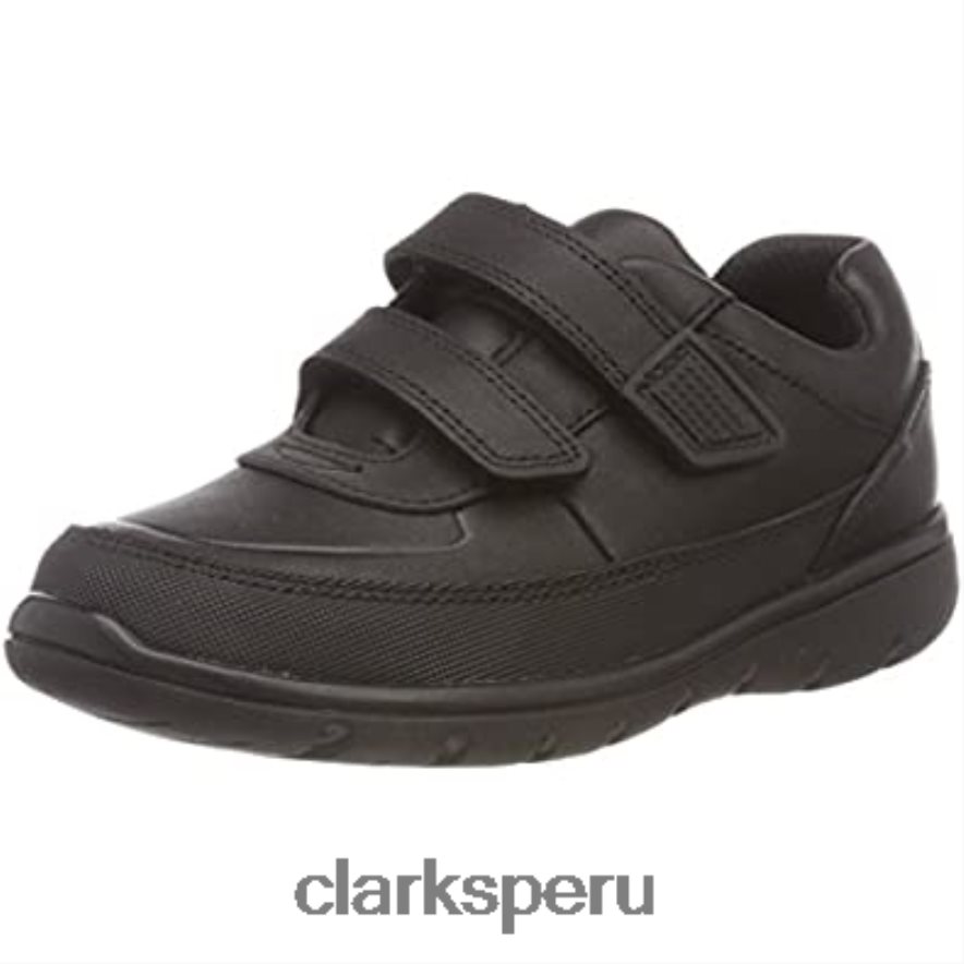 niño venture walk derbys niño clarks negro niños Clarks 40N4LX1799 cuero negro