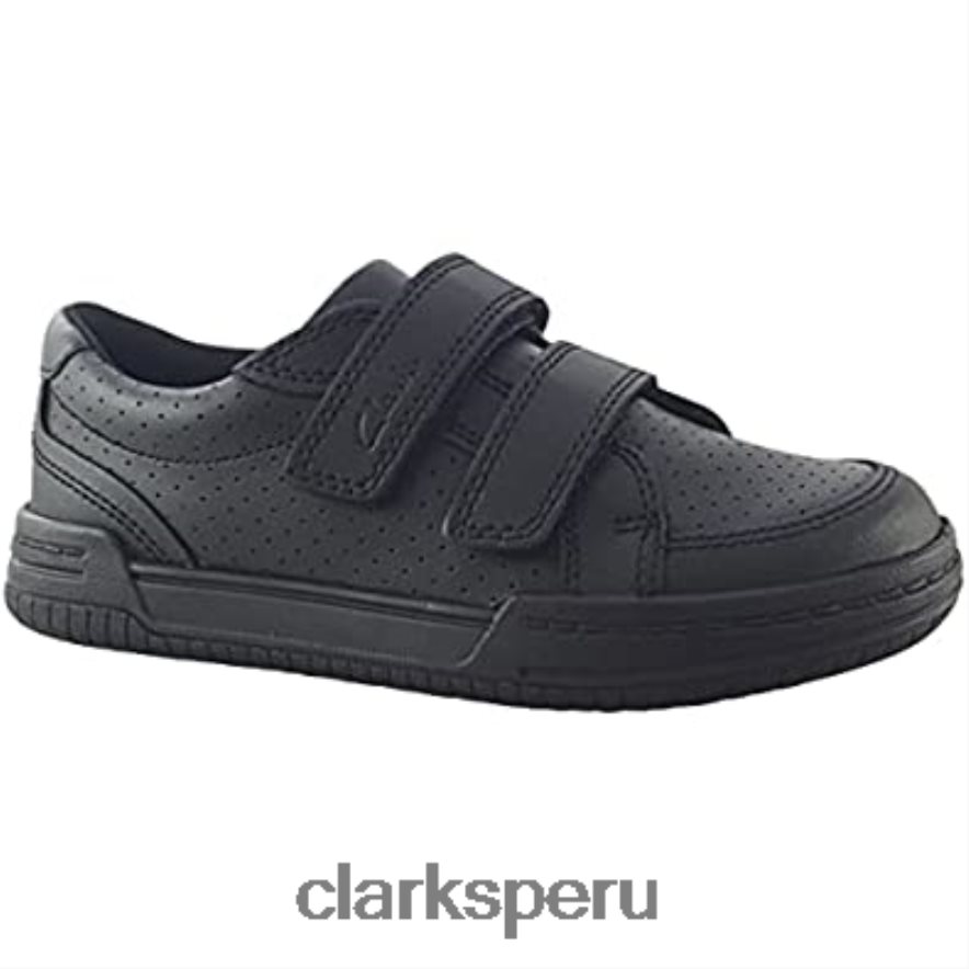 Zapatilla clarks fawn strap k para niño negro niños Clarks 40N4LX202 negro