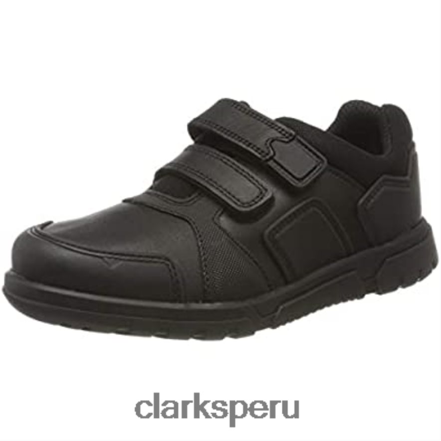 Zapatillas bajas niño clarks blake street piel negras niños Clarks 40N4LX811 cuero negro