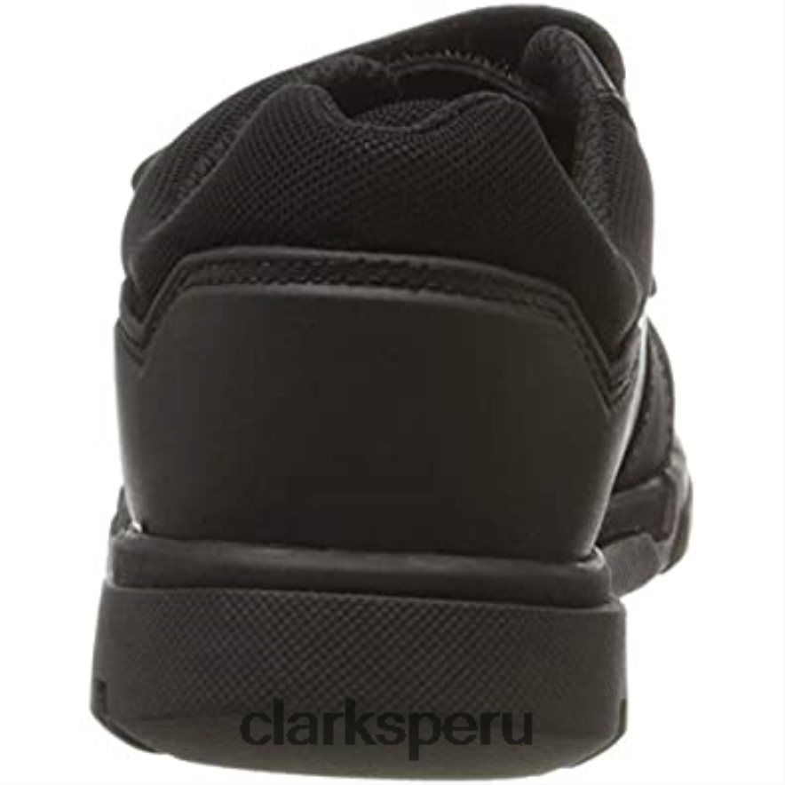 Zapatillas bajas niño clarks blake street piel negras niños Clarks 40N4LX811 cuero negro