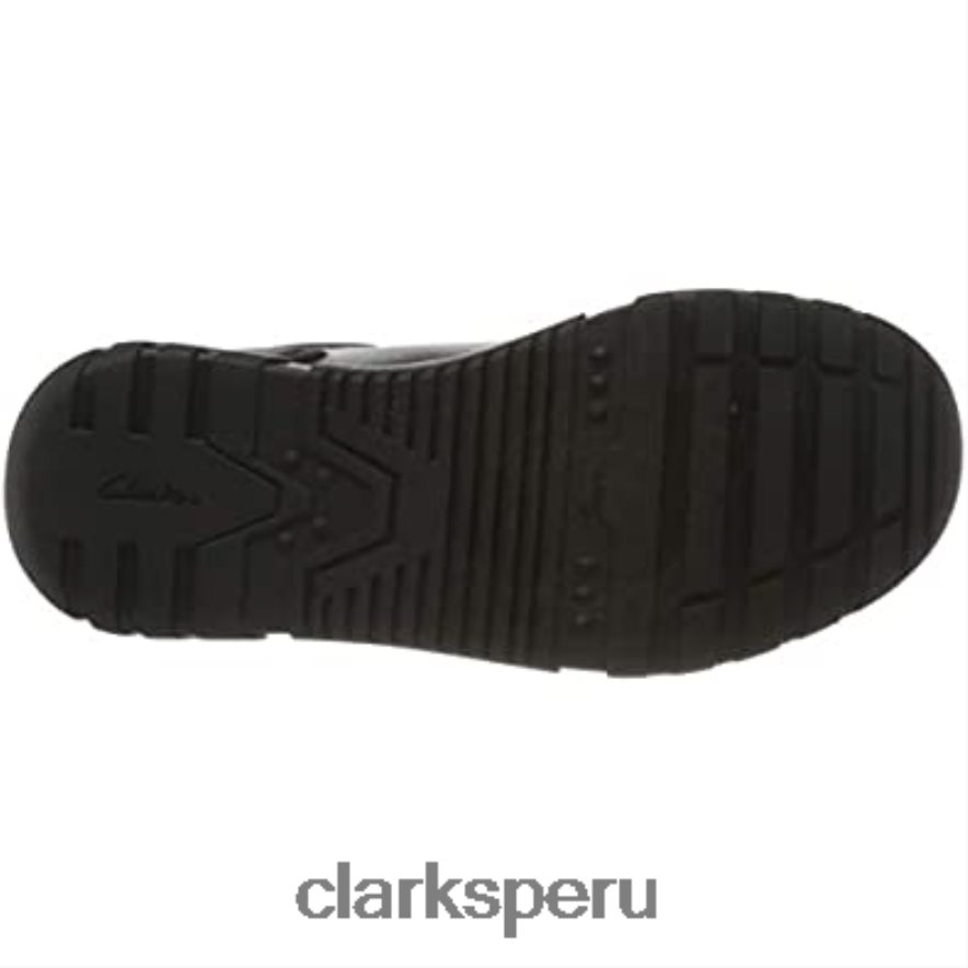 Zapatillas bajas niño clarks blake street piel negras niños Clarks 40N4LX811 cuero negro