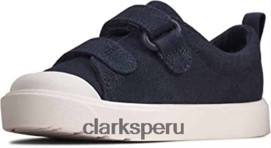 zapatilla city bright t niño clarks lona azul marino niños Clarks 40N4LX2679 lona azul marino