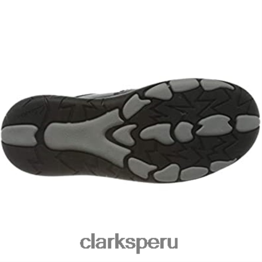 zapatillas bajas rex pace k para niño clarks negro niños Clarks 40N4LX335 cuero negro cuero negro