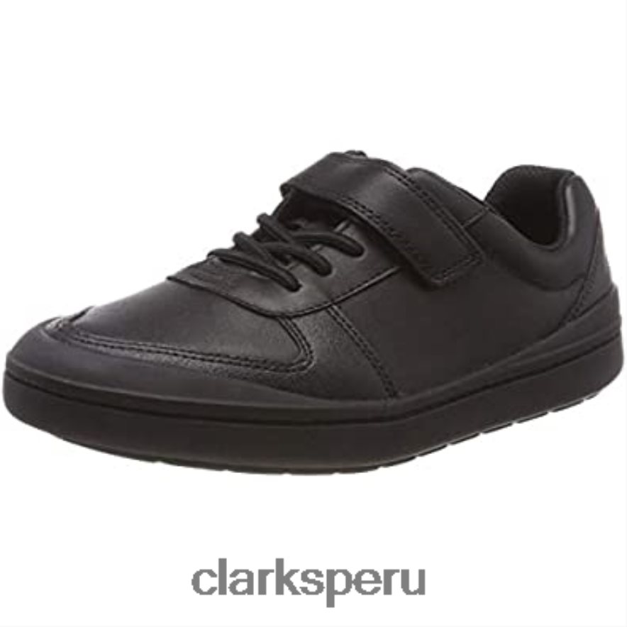 zapatillas bajas rock verve t para niño clarks negro niños Clarks 40N4LX1029 cuero negro