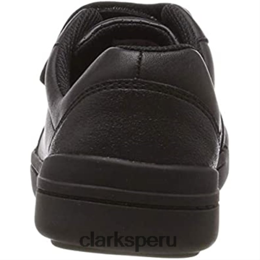 zapatillas bajas rock verve t para niño clarks negro niños Clarks 40N4LX1029 cuero negro