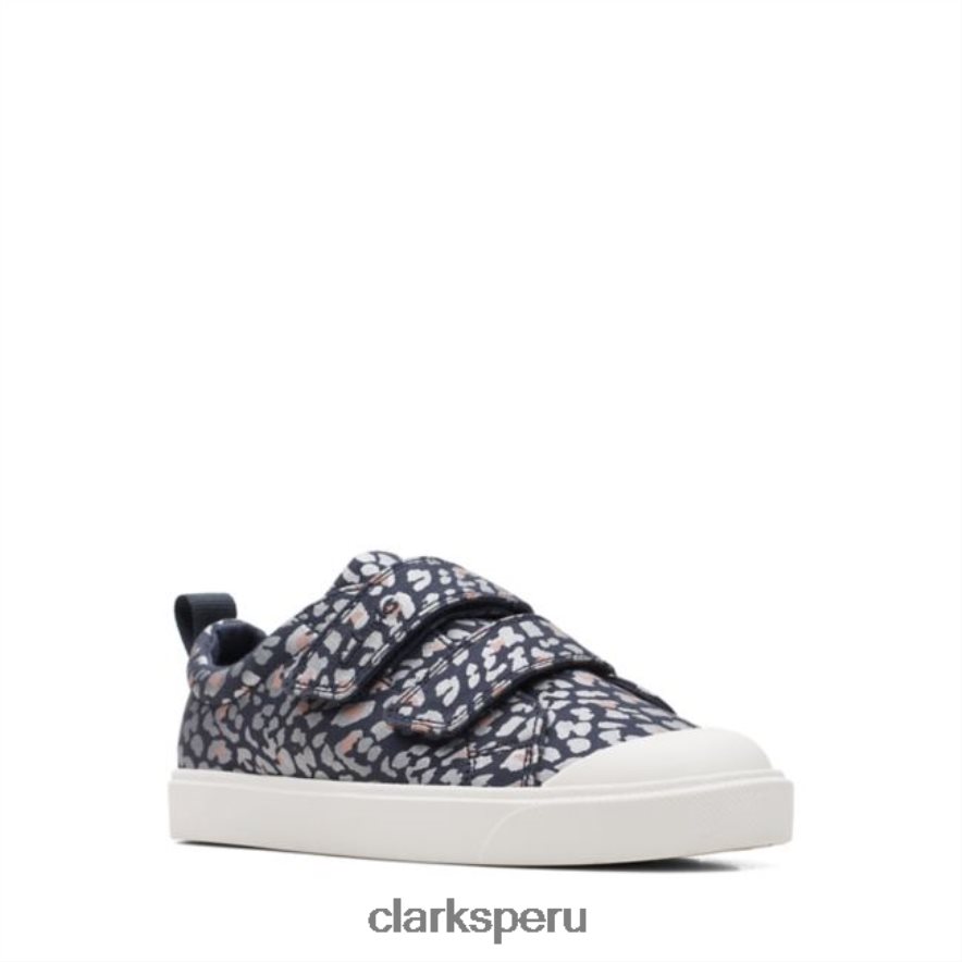 ciudad brillante niño combinación azul marino clarks combinación azul marino niños Clarks 40N4LX6863 combinación azul marino