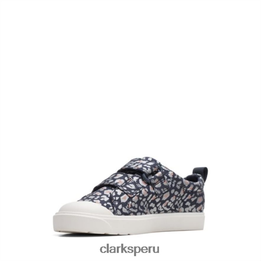 ciudad brillante niño combinación azul marino clarks combinación azul marino niños Clarks 40N4LX6863 combinación azul marino